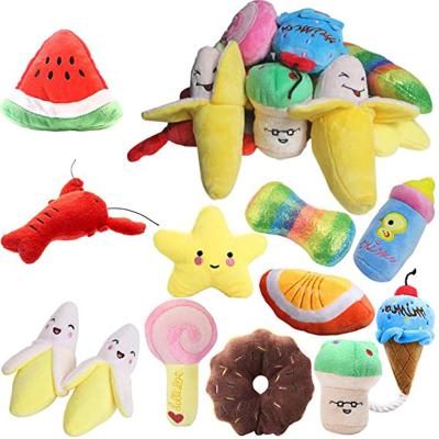 China Stocked Puppy Plush Dog Puzzle Toys Healthy Pet Toy Sound Supplies Pet Chewers Interactive Dog Toys for sale