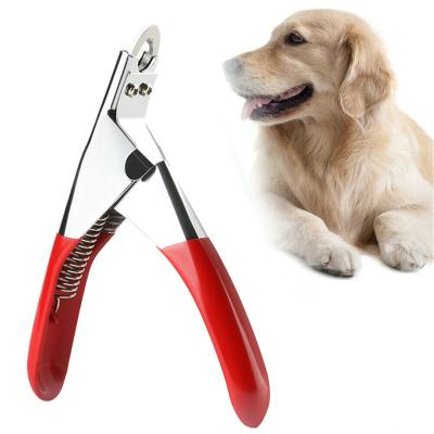 China Stocked Pet Nail Toe Claw Clippers Scissors Stainless Steel Pet Grooming Clippers for sale