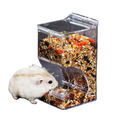 China Automatic Feeder Bowl Feeder Food Dispenser Rabbit Hamster Plastic Food Container For Small Animal Pet for sale