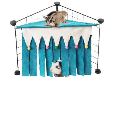 China Soft Travel House Beds Cage For Hamster Hideout Fabric House For Small Animal for sale