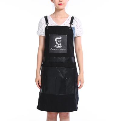 China Coffee ; pizza shop; kitchen ; Barber Shop Waist Work Denim Hairdressing Apron Wholesale Bulk Apron for sale