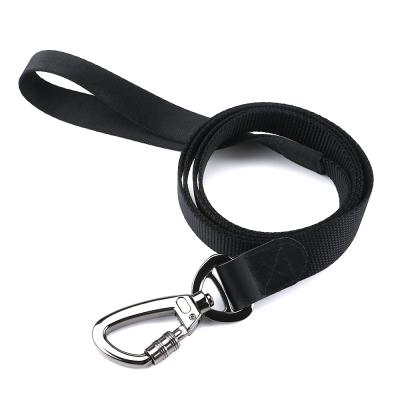 China High tenacity nylon dog leash with metal buckle can be customized logo and sewing processing for cat dog pet low MOQ zu verkaufen