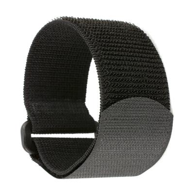 China Loop Band Stretch Hook and Loop Tie Un-Napping Durable Nylon Elastic Strap zu verkaufen