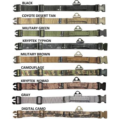 China Durable Camouflage Fan Hook And Loop Nylon High Strength Fire Retardant Outdoor Military Belt zu verkaufen