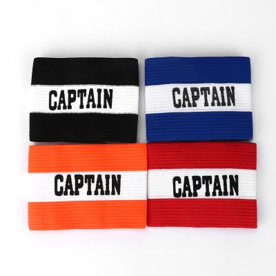 Κίνα Wholesale 70*350mm Elastic Soccer Captain Armband Group Armband Custom Adjustable Leader Competition Arm Band προς πώληση