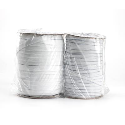 Κίνα High Tenacity In Stock Custom 3Mm/4Mm/5Mm/6Mm/8Mm/10Mm/12Mm Black White Elastic Band For Face Mask Marks Craft προς πώληση