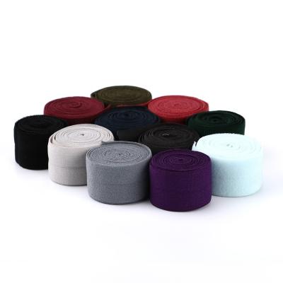 China Sustainable Design 22mm Floral Tops Printed Fold Over Elastic Ribbon For Hair Ties for sale