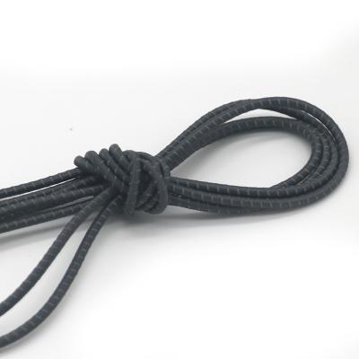 Κίνα Factory viable 2.5mm black with white reflective elastic cord diameter shock point jump rope elastic bungee cord προς πώληση