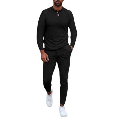 China Breathable Cotton Material Breathable Sustainable Men Training Wear Jogger Sets Tracksuit for sale