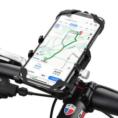 China GUB Aluminum Bicycle Phone Holder MTB Aluminum Alloy Road Bike Phone Holder Motorcycle USB Power Support Handlebar Clip Mount For 3.5 for sale