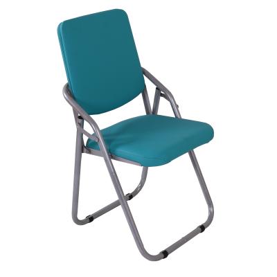 China Wholesale Foldable Padded Metal Pipe Shaped Steel Cheap Used Folding Chair for sale