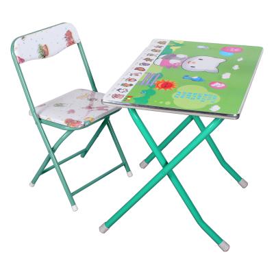 China Modern Modern School Furniture Table Chair Kids Metal Base Classroom Study Desk Set for sale