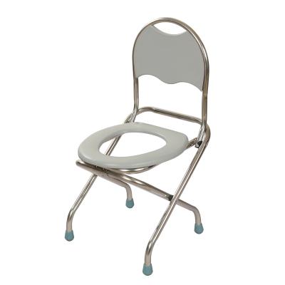 China Chinese Camping Use Klapptoilette Portable Stable Commode Chairs Over Toilet For Disabled And Pregnant Woman for sale