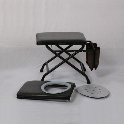 China Portable Chinese Adjustable Height Camping Klapptoilette Stable Commode Use Chairs Over Toilet For Disabled And Pregnant Woman for sale