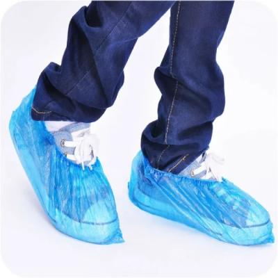 China Anti Skid PP Pe PPE Plastic Shoe Covers Disposable for sale