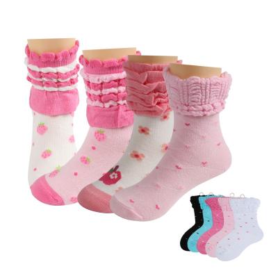 China Dance Booties Hot Selling Girls Socks Cute Lace Dance Booties Pile Pile Socks for sale