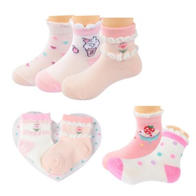 China Cute Cotton Socks Wholesale New Baby Boy Girl Cute Cartoon Socks Cotton Socks for sale