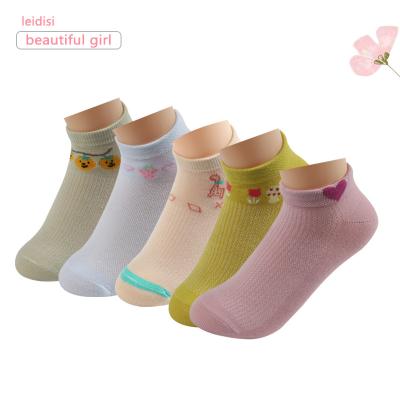 China Summer Cute Animal Cute Soft Ankle Socks Women Low Cut Cartoon Girl Ankle Socks Women's Socks Custom for sale