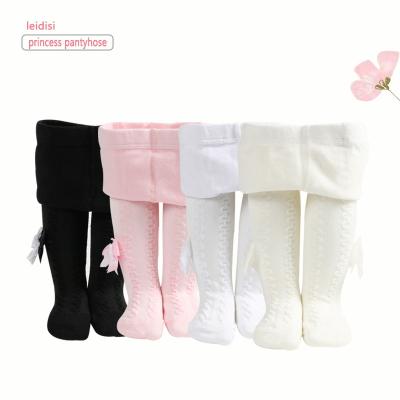 China Spring Children's Pantyhose Ballet Girl Solid Color Baby Girl Jewelry Pantyhose White Treasure for sale