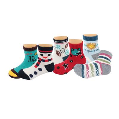 China Non-slip baby socks designs boutique boy socks baby non-slip socks for sale