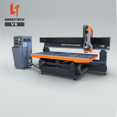 China Advertising Canton 3d cnc router machine acrylic heavy duty steel cnc router engraving production/construction decoration processing cnc router for sale