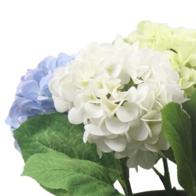 China Wholesale High Quality Real Touch Artificial Flower Real Touch Hydrangea For Bride Bouquet for sale