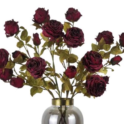 China New Wedding Rose Flower Design Hot From Ifg 2022 Realistic 10 Main Artificial Flowers Rose Bundle for sale