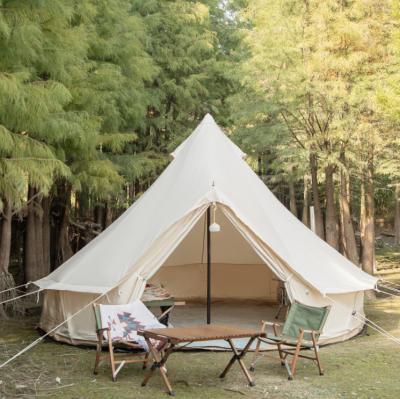 China Custom Luxury Waterproof Waterpoof Glamping Tent Teepee Yurt Mongolian Tent 3M 4M 5M 6M Cotton Oxford Canvas Bell for Family for sale