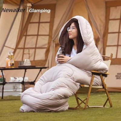 China Factory wholesale cheap outdoor camping waterproof sleeping bag+quilt+cushion sleeping bag for all season for sale