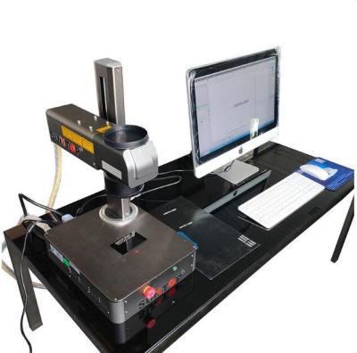 China Mini Portable Fiber Laser Marking Machine For Metals 50*50mm - 300*300mm for sale