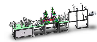 China Máscara quirúrgica automática completa N95 que hace la máquina con el certificado del CE, FFP2, máquina de la máscara FFP3 en venta