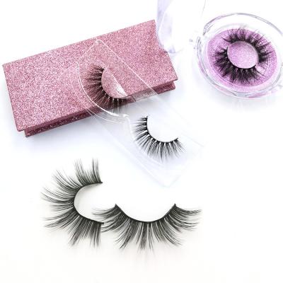 China Fashion Design Wholesale 3D Faux Mink Lashes Natural Soft Custom Eyelash Packaging 100% Real Siberian Eyelash Cases and Lashes Silk for sale