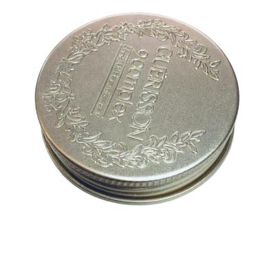 China Non Spill Aluminum Lid Cover Embossed Logo Metal Candle Lids For Jars for sale