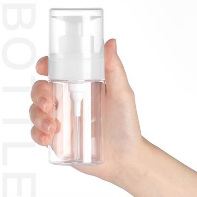 China BEAUTY Cosmetic PACKAGING PETG Plastic Bottle For Nail Polish Remover for sale