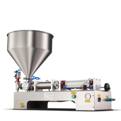 China Semi Automatic Ice Cream Water Food Benchtop Honey Juice Sauce Soft Drink Tomato Liquid Paste Filling Machine for sale