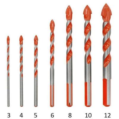 China Triangular-Multi-Function Glass Ceramic Glass Woodworking Hole Punch Handle Drill Bits End Workspaces for sale