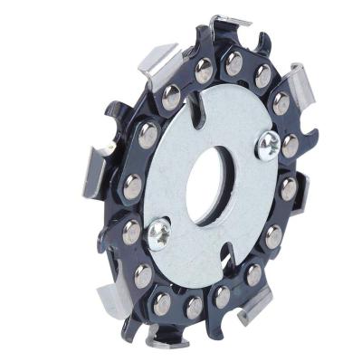 China 2.5 Inch Wood Cutting Disc 8 Teeth Cutting Grinder Disc Chain Plate Set Circular Saw Blades 16mm Center Hole Shaft Angle Grinder T0009B for sale