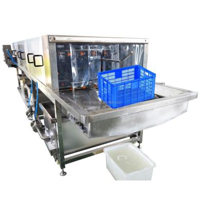 China High Efficiency Basket Spray Cleaning Machine / Basket Washing Machine Equipment Washer for sale