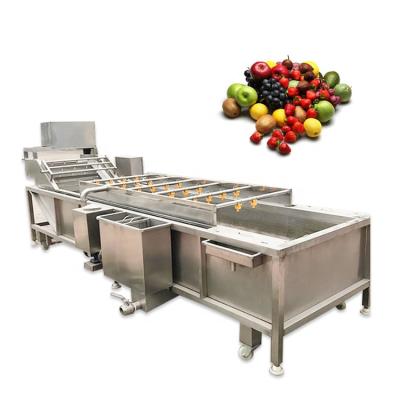 China Fruit processing factory fruit and vegetable washing machine industry commercial vegetable washing machine manufacture for sale