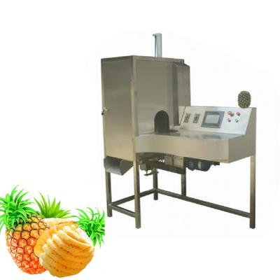 China Hot-selling automatic pineapple peeling machine pineapple peeler with favorable price 400-600pcs/hour for sale