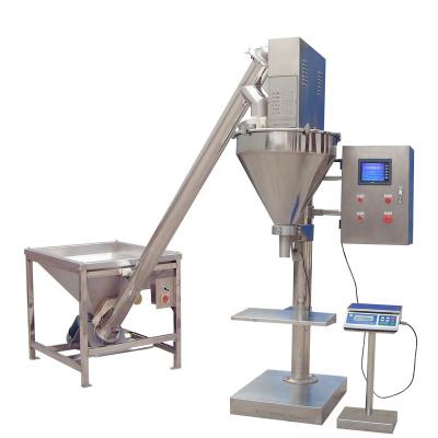 China High efficiency automatic semi-automatic dry powder filler/manual auger filler packing packaging machine with screw conveyor for sale