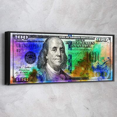 China Art Deco China Wholesale Money Art Wall Art Money 100 Dollar Bill Wall Art for sale