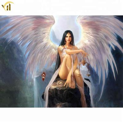 China CLASSIC Nude sexy angel girls factory wholesale diamond painting diy oil canvas painting for sale