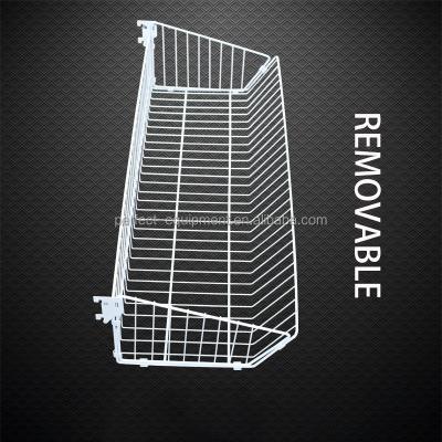 China Supermarket/Showroom.etc factory direct sale custom made any size supermarket accessories storage metal baskets for display shelves for sale