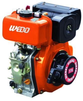 China WEDO 5HP air-cooled air-cooled single cylinder RECOIL start173 diesel electric diesel engine for sale