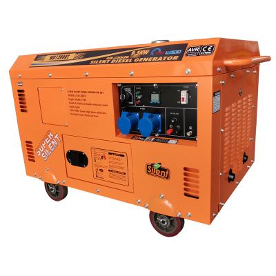 China WEDO 10KVA Diesel Generators Diesel Engine Portable Home Silent Generator 10 KVA DG12000SE for sale