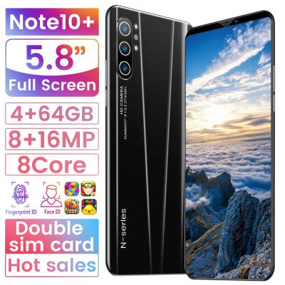 China Dual SIM Card Note 10+ Cams 4160mAh 20W Fast Charging Phone For Sale 5G Android for sale