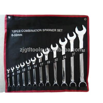 China Combination Open End And Box End 12 Pcs Double Key Set 6-32mm for sale