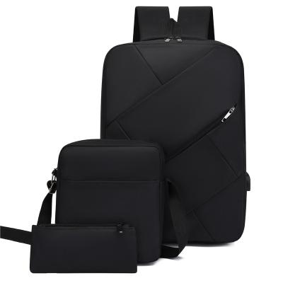 China With Custom Logo Durable 3pcs USB In 1 Set School Bags Usb Laptop Backpack Filler for sale