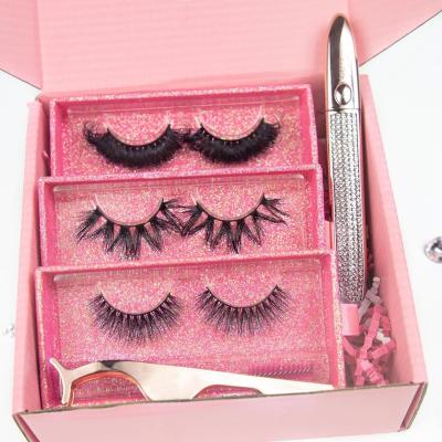 China 2021 New Arrival Thick Makeup Lahes Lashcases Lashbook Lashpackaging Custom 5 Pairs Lashbox Packing for sale